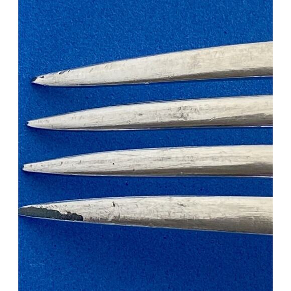 National Silver Company AA 7 1/2” Dinner Forks Flatware Set of 7 Vintage - Picture 12 of 15